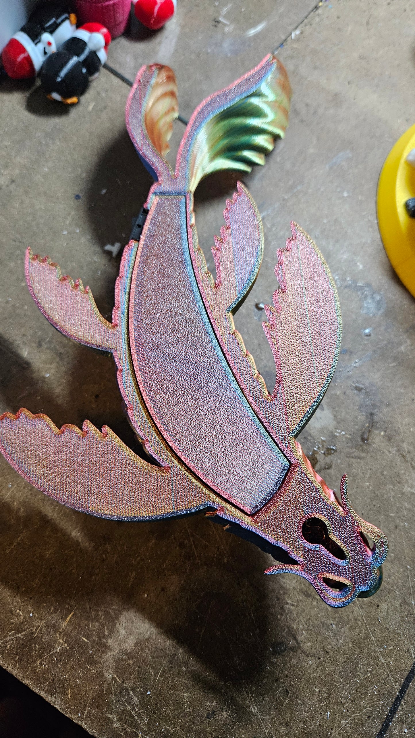 Koi fish lamp wall lamp STLFLIX koi fish wall lamp