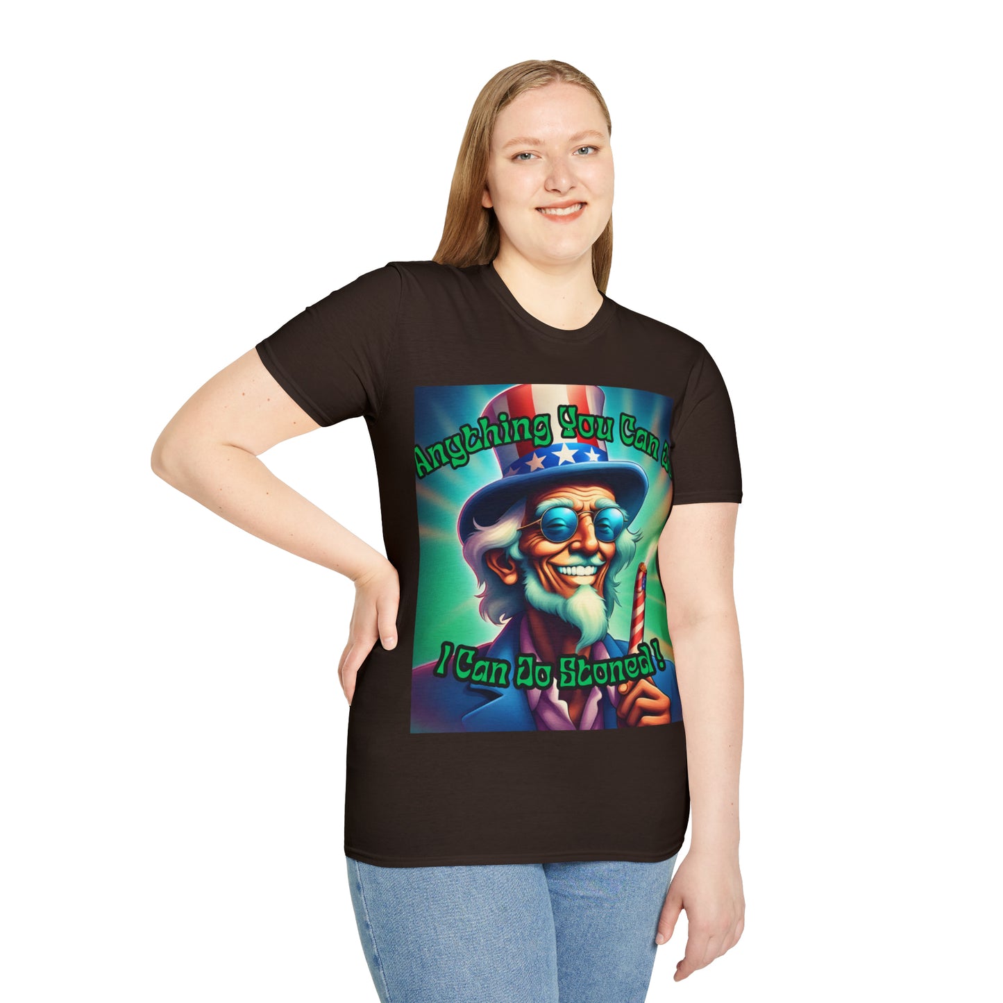 T shirt Anything you can do, i can do stoned T-Shirt