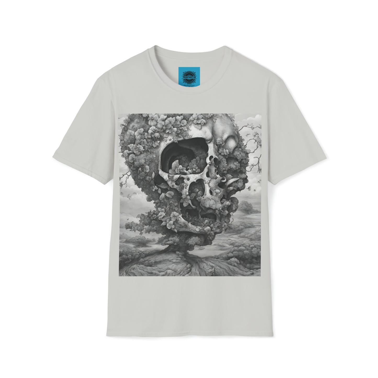 Tree skull Unisex Softstyle T-Shirt