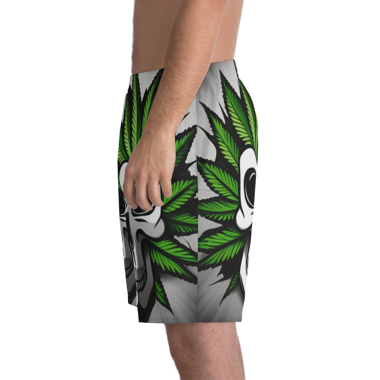 Men's leaf Elastic Beach Shorts