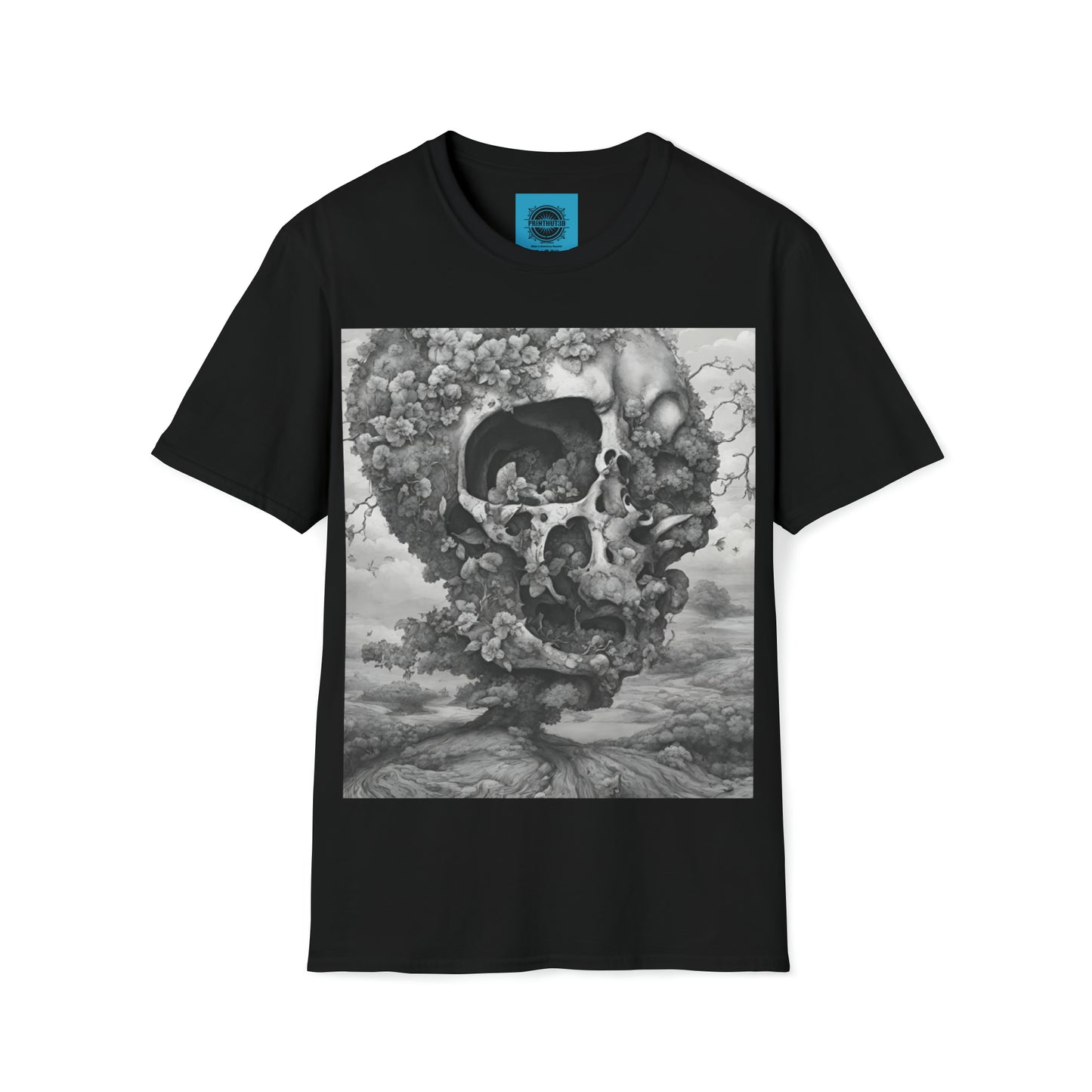 Tree skull Unisex Softstyle T-Shirt