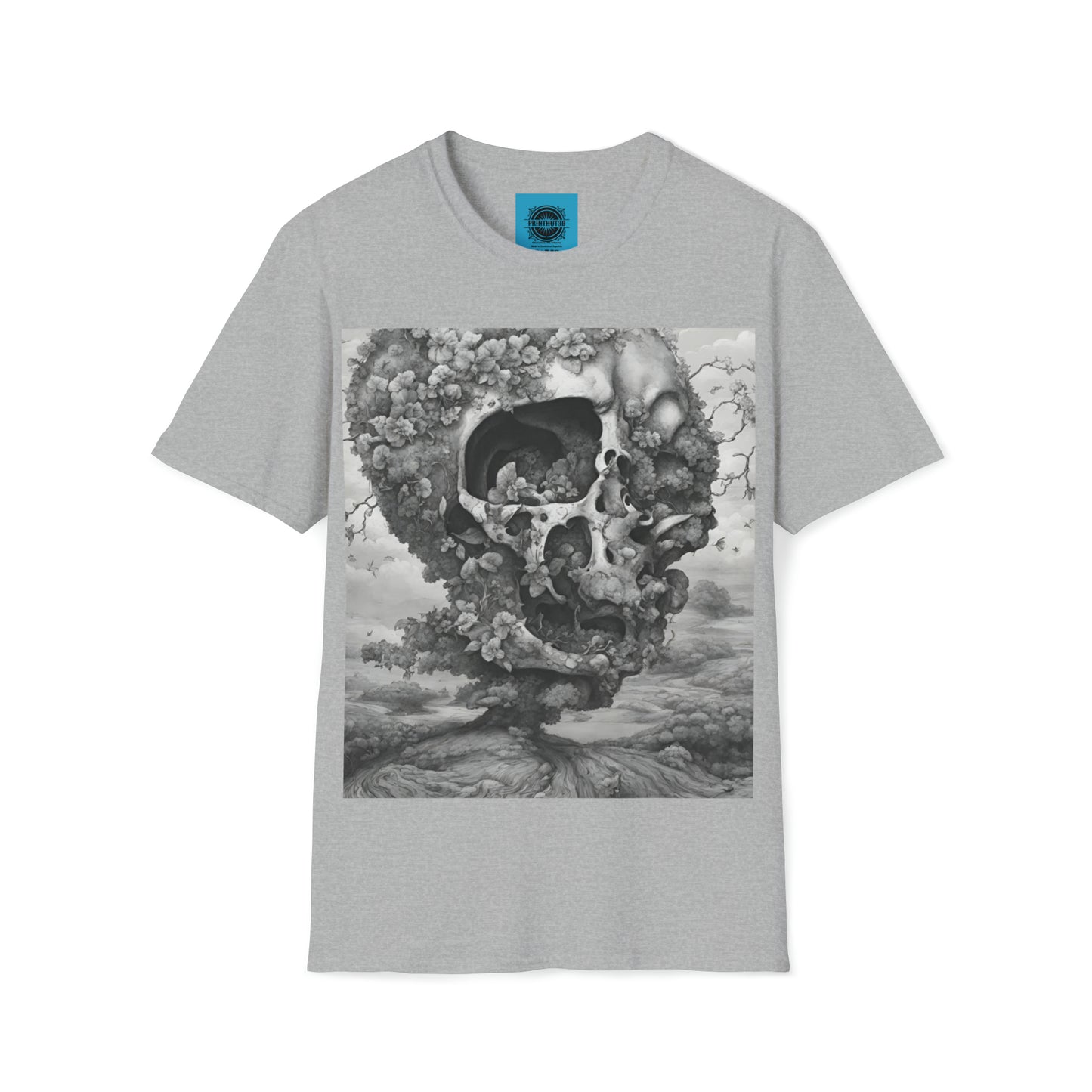 Tree skull Unisex Softstyle T-Shirt