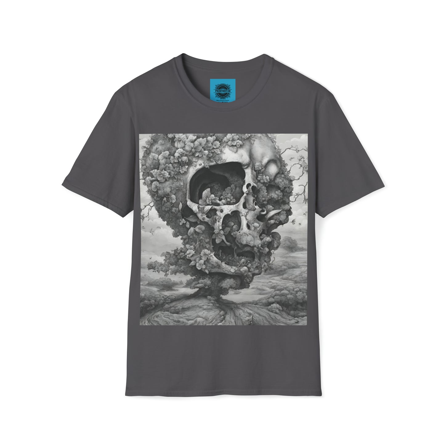 Tree skull Unisex Softstyle T-Shirt