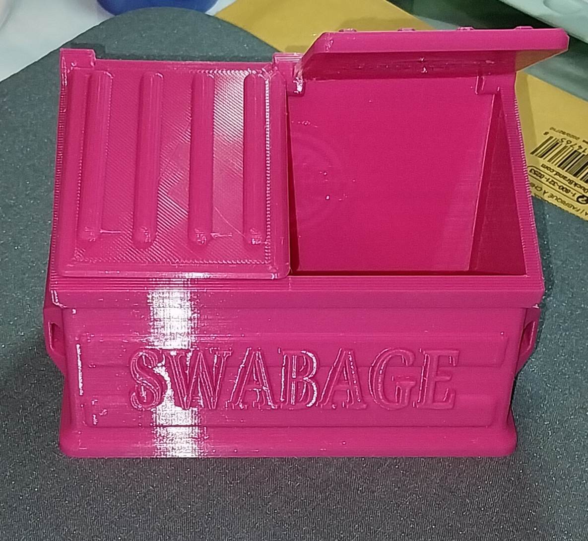 Swabage Qtip Dumpster